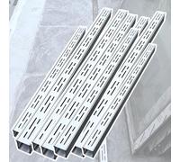 GDMDPTE Système de caniveau Mince pour Cour et allée - Couvercle de caniveau extérieur avec Grille Amovible pour Un Drainage Efficace des douches et Une Gestion optimale des eaux