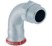 GE Mapress C-Acier Coude De Transition 90Gr Avec AG d42-R1 1/2 Galvanisé