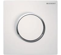 Ge Ur-Strg. Avec Pneumatique Spülausl. Betpl. Type 10 Blanc/ Glanzchrom/ Blanc