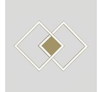 GEA LUCE AFRODITE Applique murale 2 carrée, LED, AFRODITE P/P O,