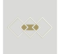 GEA LUCE AFRODITE Applique murale 3 carrée, LED, AFRODITE P/M O,