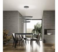 GEA LUCE CRISEIDE Suspension linéaire à 3 sources lumineuses, LED, FCRSN11,