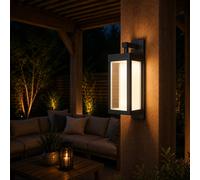 GEA LUCE GES Applique murale en forme de lanterne, LED, GES771,