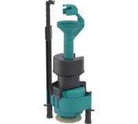 Geakv SPHINX WISA Vanne de chasse d'eau SPK 2136DF Quadro, double sortie de chasse d'eau, sortie 50 mm, chasse d'eau intégrée à commande frontale (SKU-8050801523)