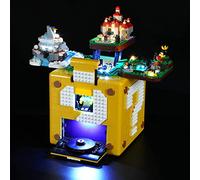 GEAMENT Jeu De Lumières Compatible avec Lego FragezeichenBlock aus Super Mario 64 (Question Mark Block) - Kit D'éclairage LED pour 71395 (Modèle de Bloc Non Inclus)