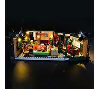 GEAMENT Jeu De Lumières pour Friends Central Perk TV Series - Kit D'éclairage LED Compatible avec Lego Ideas 21319 (Modèle de Bloc Non Inclus)