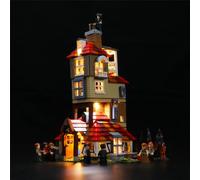 GEAMENT Jeu De Lumières pour Harry Potter Attaque sur Le Terrier (Attack on The Burrow) - Kit D'éclairage LED Compatible avec LEGO 75980 (Modèle de Bloc Non Inclus)
