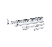 GearWrench 80792 Lot de 19 outils de mécanicien 1/2" 12 points standard SAE