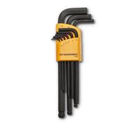 GearWrench 83521 Ensemble De Clés Hexagonales À Bras Long À Extrémité Sphérique Métrique, 9 Pièces