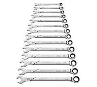 GearWrench 86426 Jeu De Clés Mixtes À Cliquet Universel XL 120XP, 14 Pièces