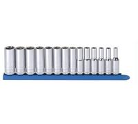 GEARWRENCH Lot de 14 douilles profondes 3/8" 6 pt, métriques - 80554