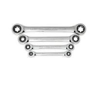 GEARWRENCH Lot de 4 clés à cliquet E-Torx à double boîte | 9224D