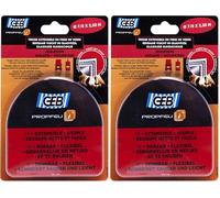 GEB 821522 Blister de Tresse Ø 8 à 7 mm Longueur 2,5 m Clair (Lot de 2)