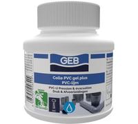 GEB Colle GEL PLUS pour PVC rigide pression et évacuation contact eau potable - Pot 125ml
