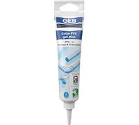 GEB Colle GEL PLUS pour PVC rigide pression et évacuation contact eau potable - Tube 50ml