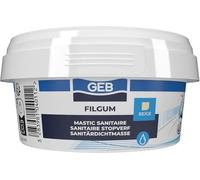 GEB Mastic d'étanchéité sanitaire Filgum pour bondes et emboîtements – 200 g