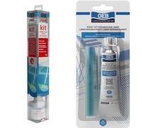 GEB Kit de détection de fuites pour Piscine et Spa et Kit Réparation Liner de Piscine, Spa et jaccuzzi gonflables, bouées, Matelas pneumatiques - Utilisable sous l'eau