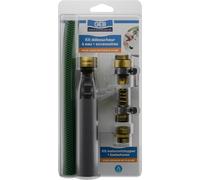 GEB Kit Déboucheur à Eau sous Pression Ø32mm - sans Produit Chimique, Réutilisable, pour Évier, Lavabo, Douche, Canalisation Intérieur/Extérieur - Accessoires Inclus (Raccord Laiton + Collier)
