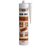 GEB Mastic colle polymère MS - 280 ml - Blanc