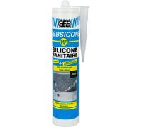 GEB Mastic silicone étanchéité gris