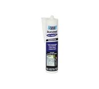 GEB Mastic silicone 590502 – sanitaire tous supports – translucide 280 ml