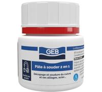 GEB Pâte à souder 2 en 1 pour décaper et braser – 150 g