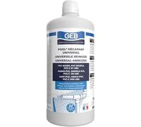 GEB Pool Décapant universel pour le nettoyage des raccords en PVC rigide et souple avant collage. Bidon 1L