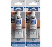 GEB Retouche émail couleur blanc 20 ml pour appareils sanitaires et électroménager (Lot de 2)