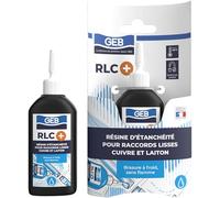 GEB RLC + Résine pour le raccordement sans flamme d'une installation complète en cuivre et laiton. Flacon 30 ml
