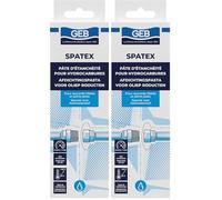 GEB Spatex Pâte d'étanchéité pour hydrocarbures. Joints plats/raccords filetés - Tube 125 ml (Lot de 2)