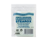 GEB STEAROX porte soudure. Feutre imprégné pour lissage des soudures type étain-plomb avant solidification, sans se brûler. A combiner avec le suif afin de se protéger de la chaleur.