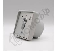 GEBA MP EPZ 1-2T/1 Réf. 015.1301.10 - Contacteur n encastré 2 impulsions pour portail + 3 clés - IP54