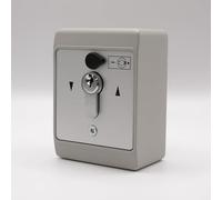 GEBA MSB-APZ 1-2T/1 (108.1311.10) - Contacteur n applique avec Débrayage de secours - IP54 - 3 clés inclus - Fabrication allemande + 1 Goodies DOMOBIP