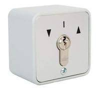 GEBA MSC-APZ1-2T/1 Surface Mount, Interrupteur eux Voies Fonction Momentary avec Cylindre, pour Portes Automatiques de Garage et Portails.