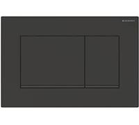 Geberit 115.883.16.1 Sigma30 Plaque de commande de rinçage 2 pièces Noir mat 115883161