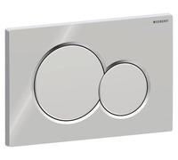 Geberit 115770KA5 Abdeckplatte Sigma01, Nr. 115.770.KA.5 glanzchrom/mattchrom