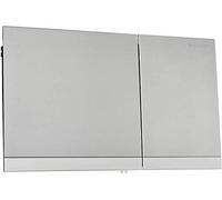 Geberit 115796GH1 Sigma 60 Plaque de recouvrement pour chasse d'eau encastrée 2 boutons de rinçage Chromé/Brossé
