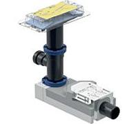 Geberit CleanLine - Kit d'installation rugueuse du caniveau de douche avec alimentation, pour les sols à partir de 180 mm, sortie 50 mm 154.159.00.1