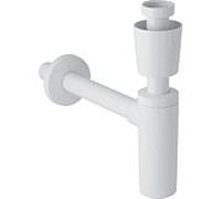Geberit 2000 2000 tuyau d'immersion 151035111 2000 2000 / 4 "x 40 mm, avec rosace de soupape, sortie horizontale, pour lavabo, blanc