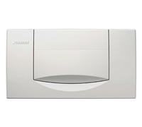 Geberit 200F Plaque de déclenchement, rinçage-arrêt-rinçage, 115222111, Couleur: blanc - CM
