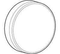 Geberit 245431211 avec actionnement rotatif, chrg