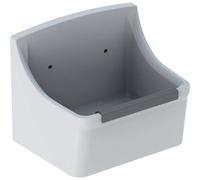 Geberit 300 Basic Norma évier de décharge avec rebord de protection 35x45x35cm avec trous pour grille à seaux blanc s8a42000000g