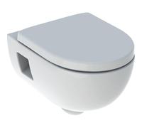 Geberit 300 Basic pack de WC suspendu chasse profonde sans bride 37x53cm avec abattant à fermeture douce blanc s8p00090000g