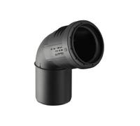 Geberit 390323141 raccord coudé Silent-PP conduite d'évacuation avec manchon 67.5 degrés DN 75