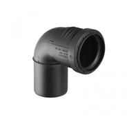 Geberit 390324141 Silent-PP conduite d'évacuation avec manchon 87.5 degrés DN 75