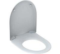 Geberit 4u WC siège 574410000 blanc , charnières en laiton chromé, avec soft close, avec couvercle