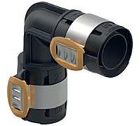 Geberit Coude FlowFit 620.06 - PPSU - 90° - DN40 Ø50 mm