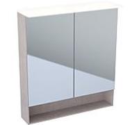 Geberit Acanto armoire avec miroir 500645002 Chêne mystique, 74x83x21,5cm, avec LED
