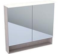 Geberit Acanto armoire avec miroir 500646002 Chêne mystique, 89x83x21,5cm, avec LED