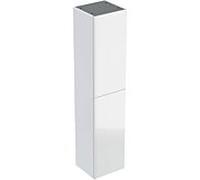 Geberit Acanto armoire haute 500619012 38x173x36cm, verre blanc - blanc brillant